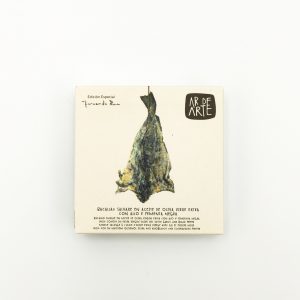 Cod in extra virgin olive oilwith garlic and black peppercorns.