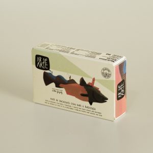 Paté de bacallao con mel e mostaza